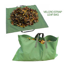 Reusable lawn yard garden waste bags tarp container garden leaf storage bags gardening garbage bags with handle